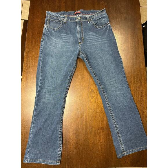 Bulwark FR Boot Cut Jeans Men 38x36 Workwear Flame Resistant CAT2 Cowboy Western - Picture 2 of 12